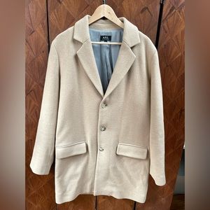 A.P.C. Camel Wool/Cotton Coat